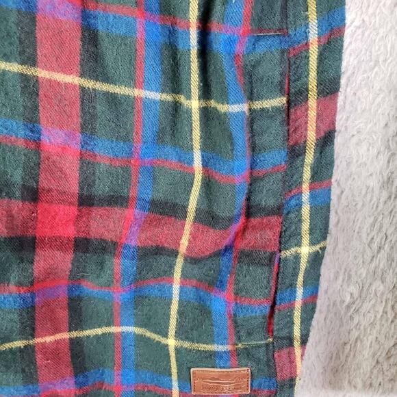 LL Bean Shirt Mens Flannel Button Up Hooded Multicolor Cotton Size XL Pockets - Picture 6 of 10